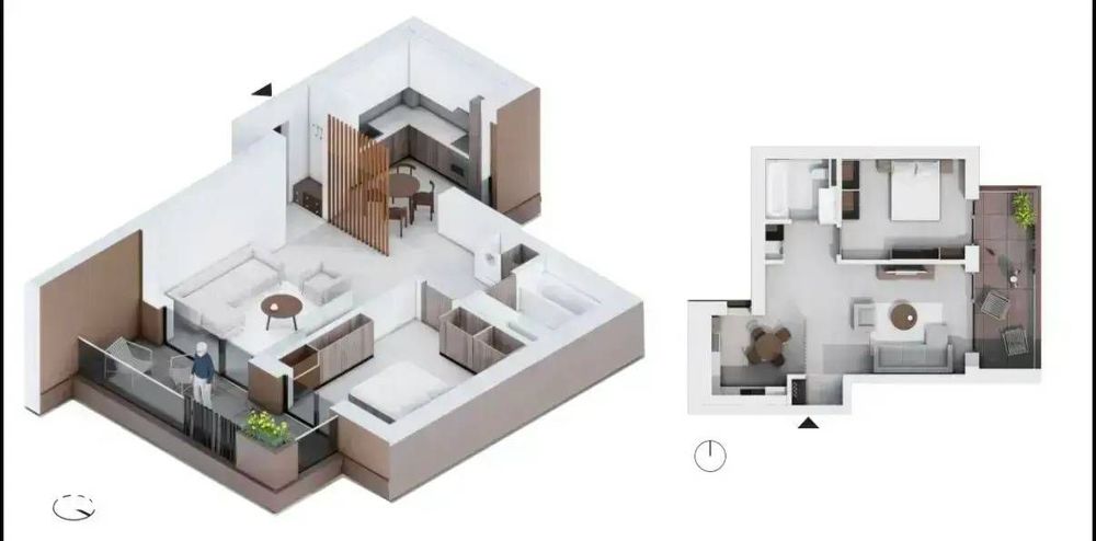 2 Camere Premium | Zona Decebal | Finisaje de Lux