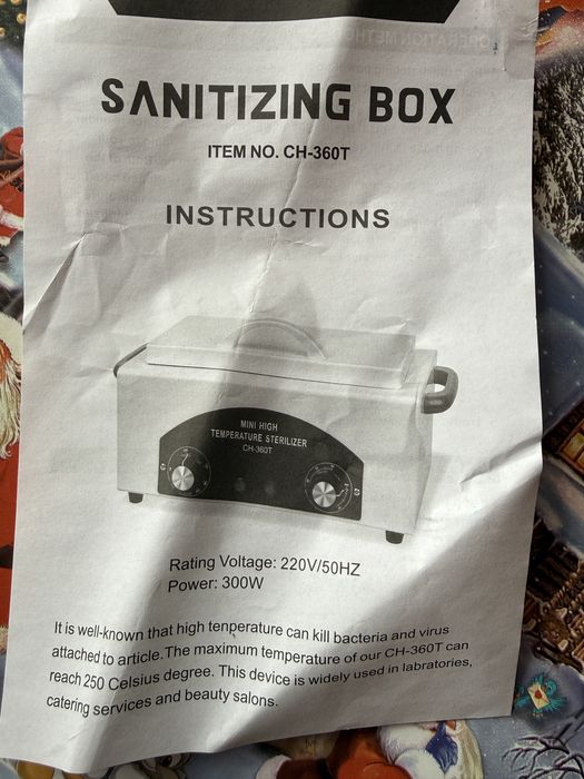 Sterilizator manichiură nou