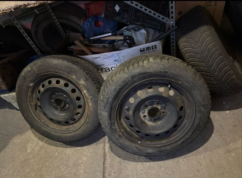 Set 4 cauciucuri+jante 205/60/16