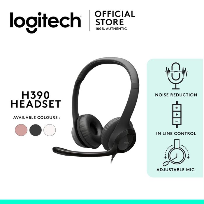# Наушник Logitech H390 USB Naushnik для Call центров для компьютера