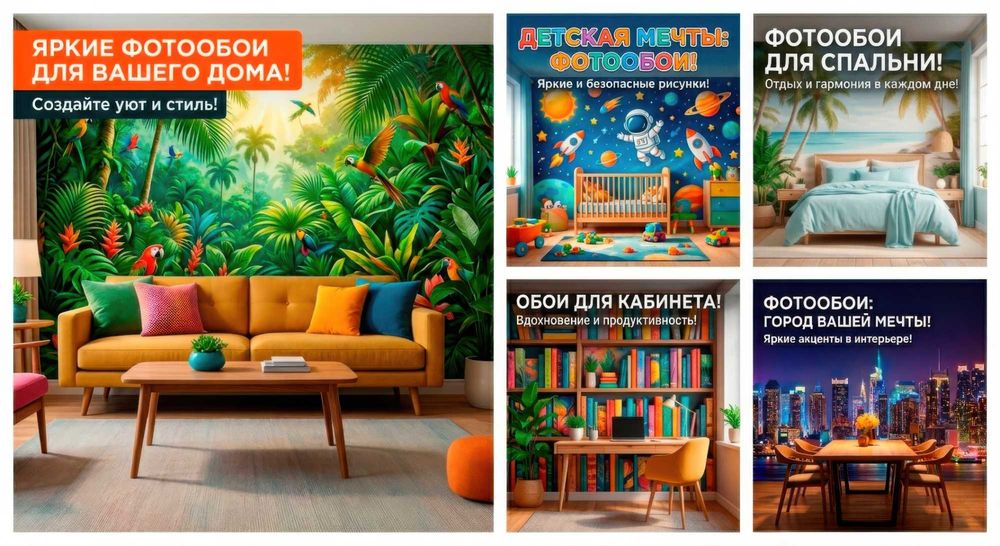 UV Фотообои без стыка