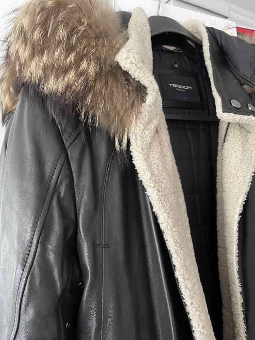 Кожено зимно яке