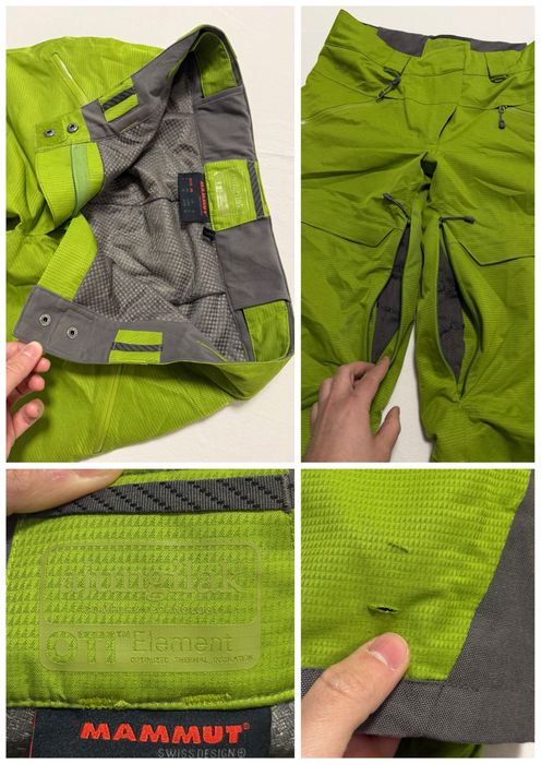 Pantaloni MAMMUT (38 M dama) Ajungilak DRYtech ski snowboard zapada