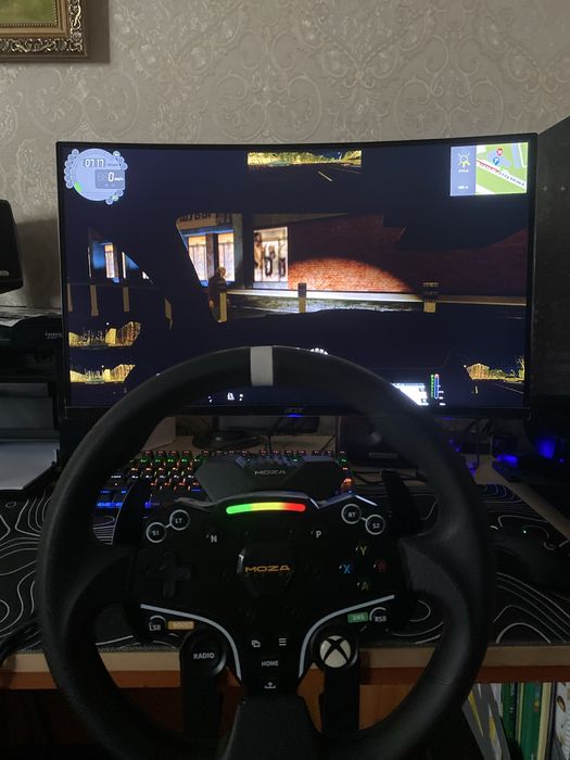 Игровой руль Moza r3