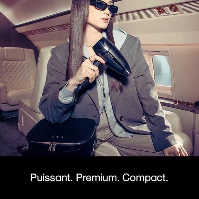 Преносим сешоар за пътуване Ghd Fligth+ Travel Dryer с луксозен куфар