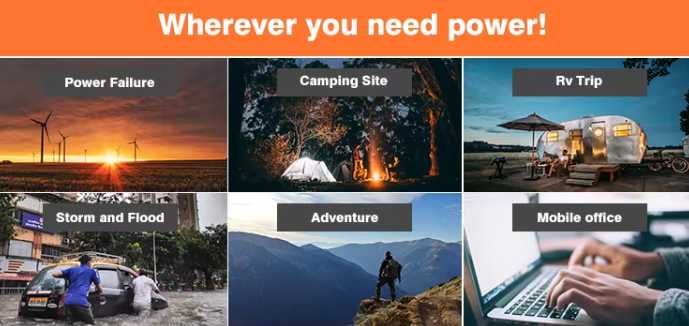 Generator portabil (baterie externa), 200W, capacitate 40.800mAh NOU