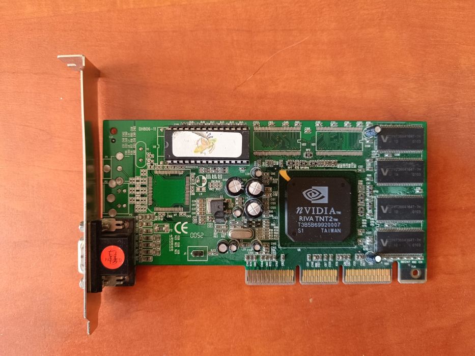 Видеокарты AGP разных годов