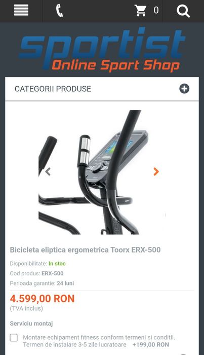 Bicicletă TOORX ERX-500