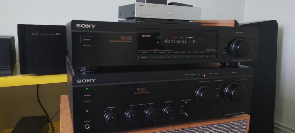 Amplificator Sony TA-FA 3 es și Tuner Sony ST-SA 3 es