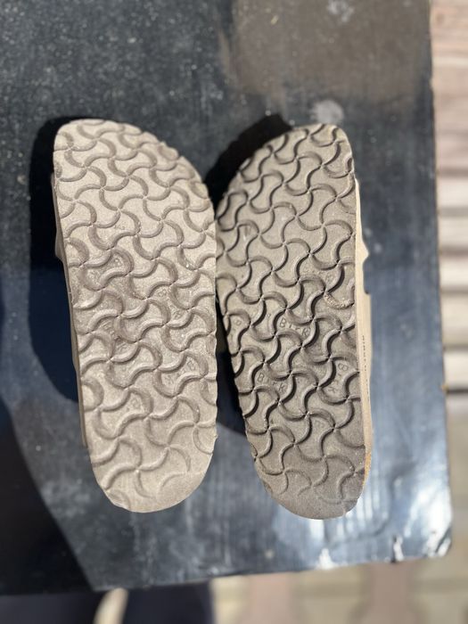 Papuci Birkenstock, mārimea 36, taupe gri, slim