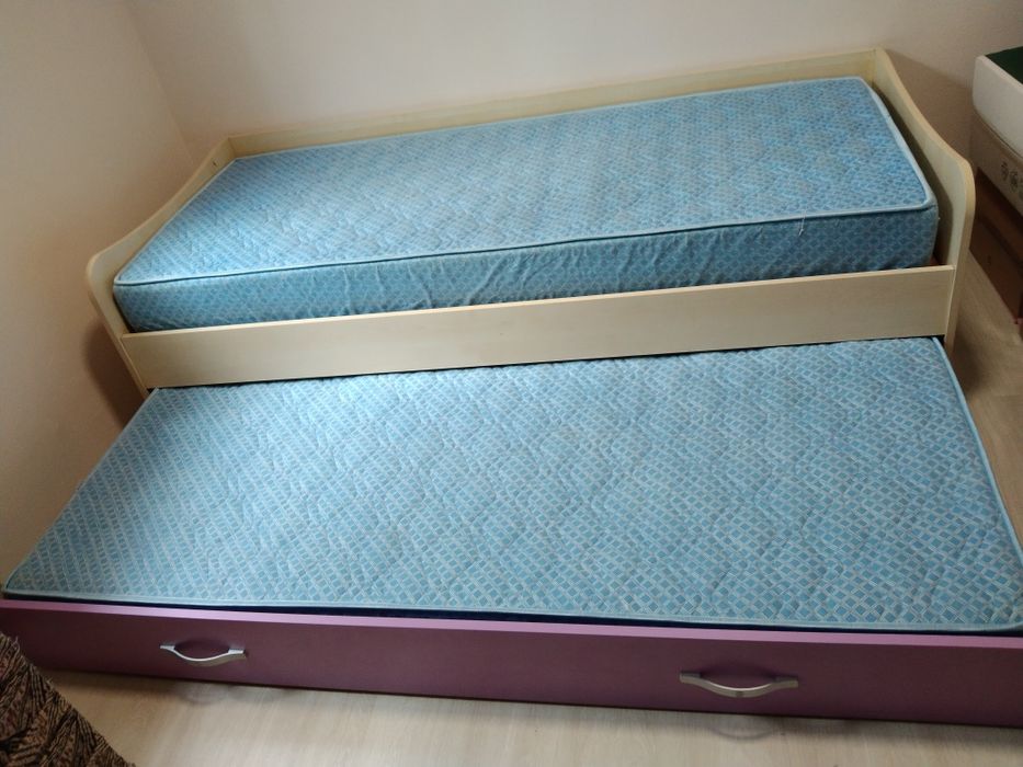 Pat 80/190 sau dublu 160/190 Canapea divan extensibil