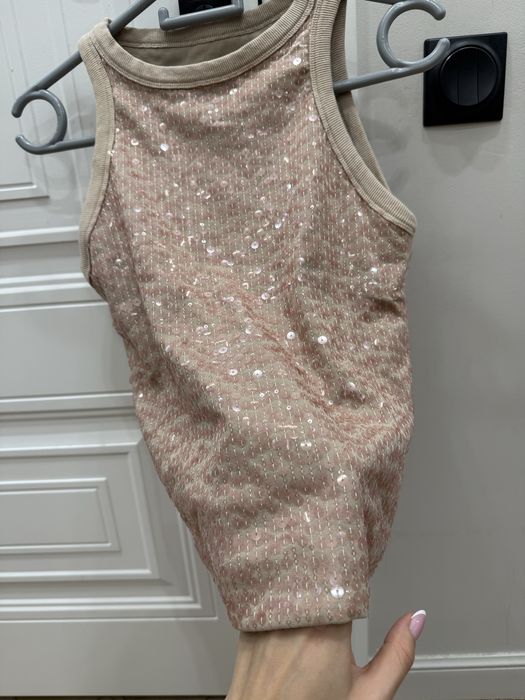 Майка с пайетками рр S