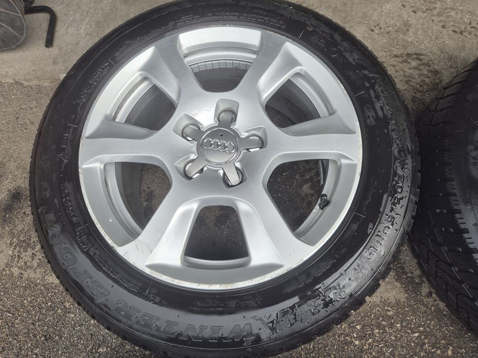 5х112/16 с гуми Ауди А3 А4 Q3 Q5 5x112/16 Audi VW Skoda Seat