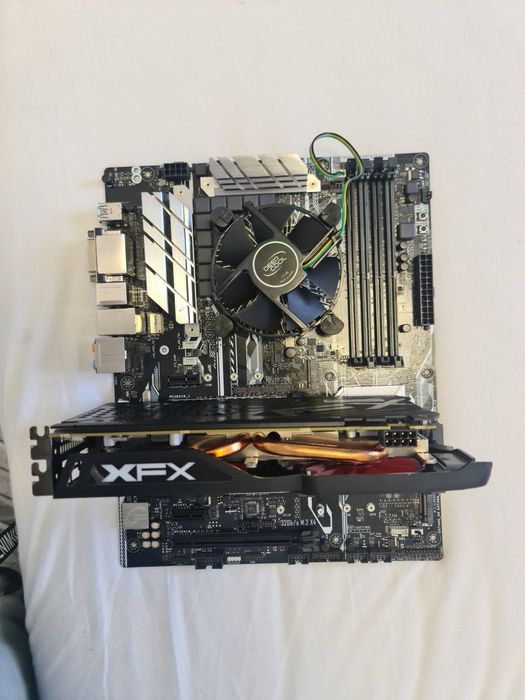 Kit gaming ddr4 oferta  placa video rx 570 8gb intel i5 6500