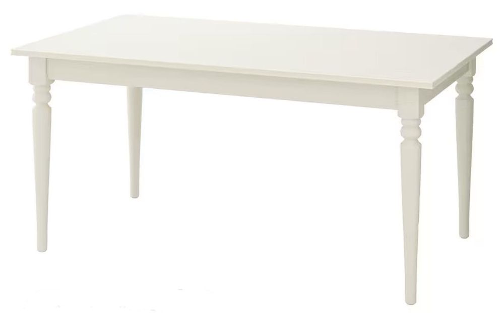 Masa extensibila alba 4-6-8 locuri