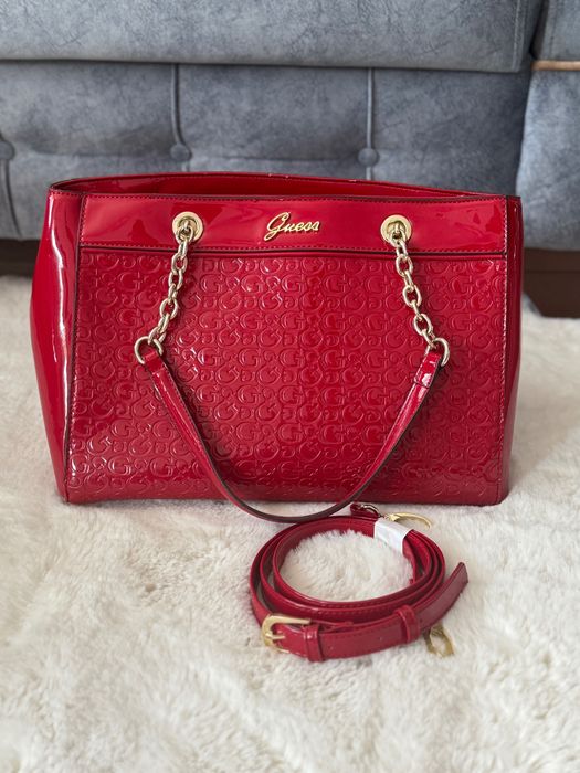Чанта Guess червена