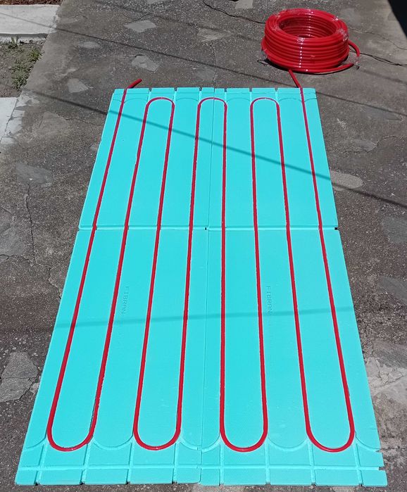 Подложка за водно подово отопление XPS