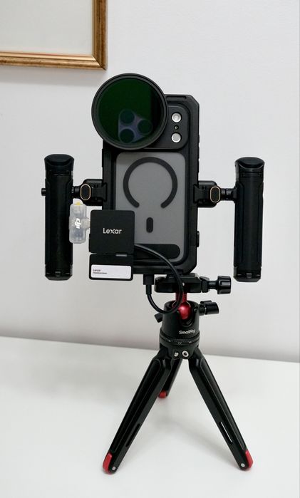 Kit Video Pro pentru iPhone 17 Pro Max | SmallRig | Lexar |