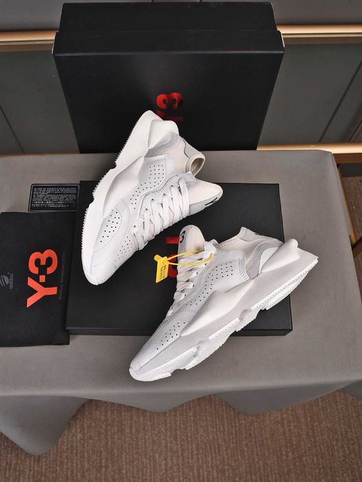Adidasi Y-3, Kaiwa - White Premium din Piele NOI Yohji Yamamoto Y3
