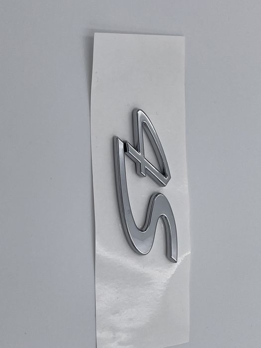 Emblema PORSCHE 4S crom