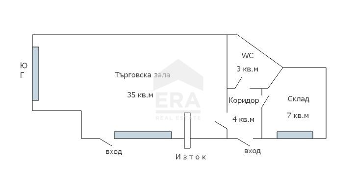 Ексклузивен партерен магазин за продажба, в тухлена сграда, с лице на