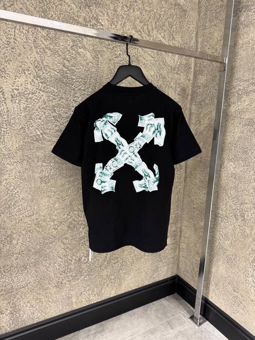 Off White брутална тениска ТОП качество XL размер