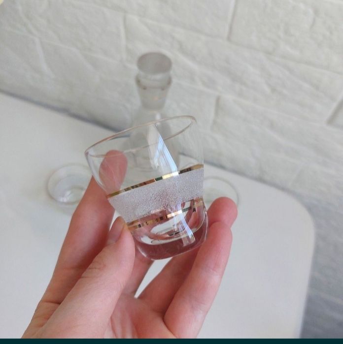 Советская посуда, графин с рюмками