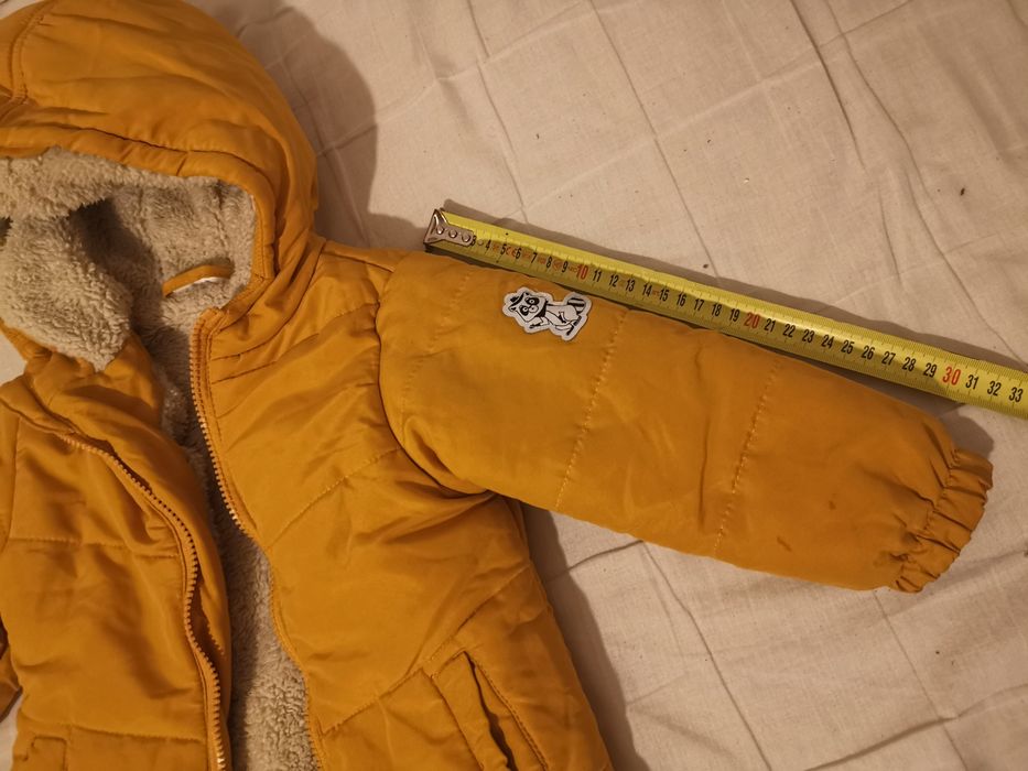 Geaca îmblănită SO CUTE, pentru copii, măr. 92, pentru 2-3 ani
