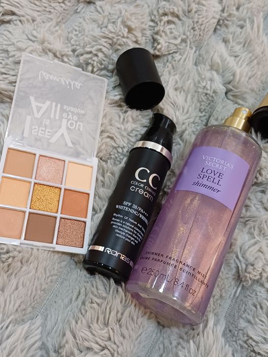Косметика, тоналка, мист Victorias secret, тени