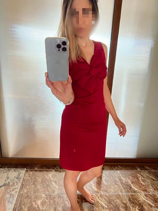 Rochie rosie mas 34 Nissa