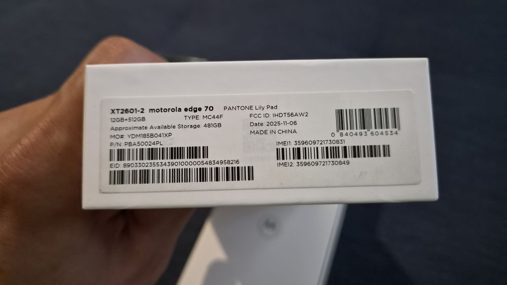 Motorola Edge 70 12GB/512GB Pantone