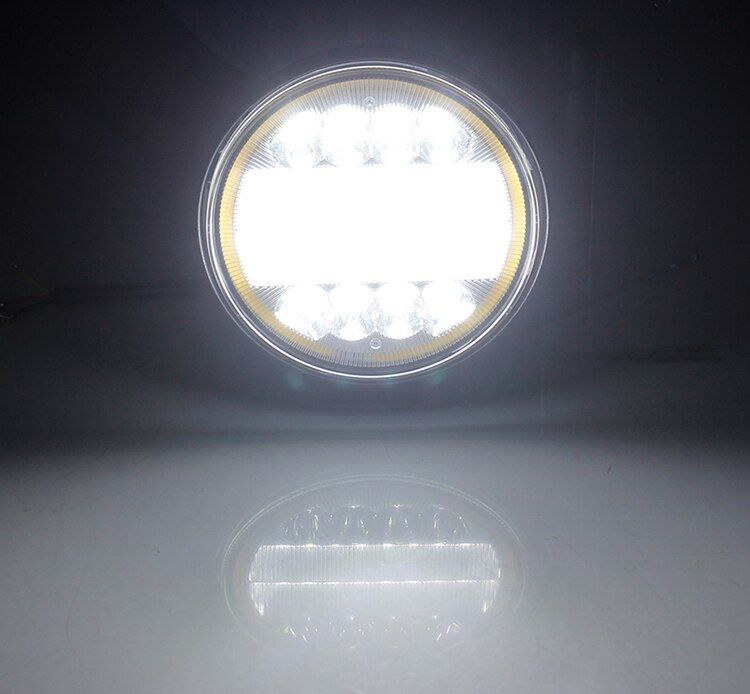 Proiector led auto moto 72W FLOOD+SPOT cu Angel EYES XTC Lights