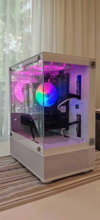 Бюджетно Геймърско PC Ryzen 5 5500/16Gb/512GB SSD+1000Gb HDD/Sapphire RX 6600/Гаранция
