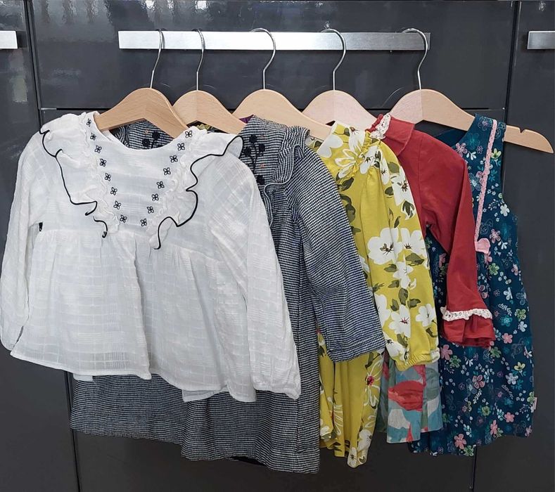 Дрехи за момиче 86см, 12-18-24месеца. Next, Zara, Sergent major