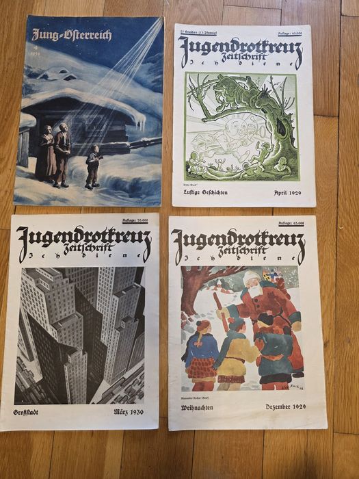 Lot 16 reviste originale 1929–1935 – Jung-Österreich & Jugendrotkreuz