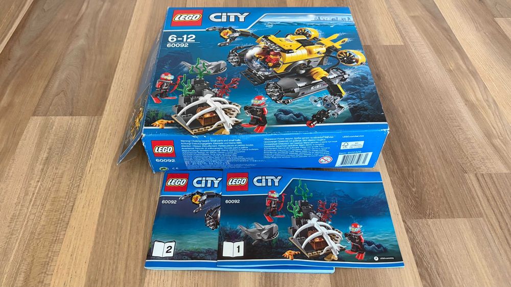 Дълбокопотапяща се подводница LEGO City 60092