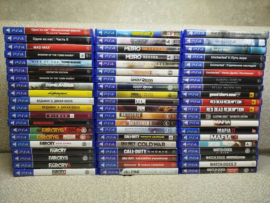 Диски на PS5 PS4