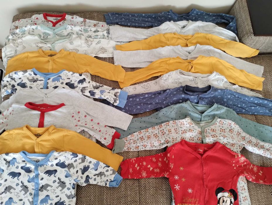 Бебешки гащеризони от 9 м. до 18 м. Размер 80 и 86