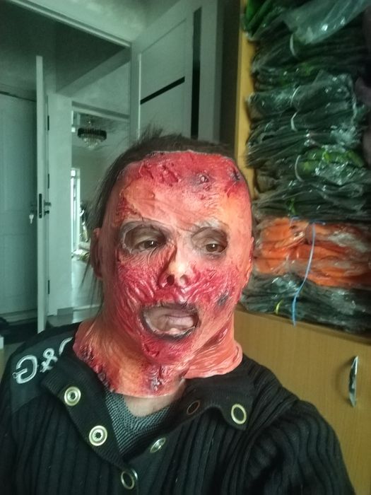 Маски ужастики материал резина