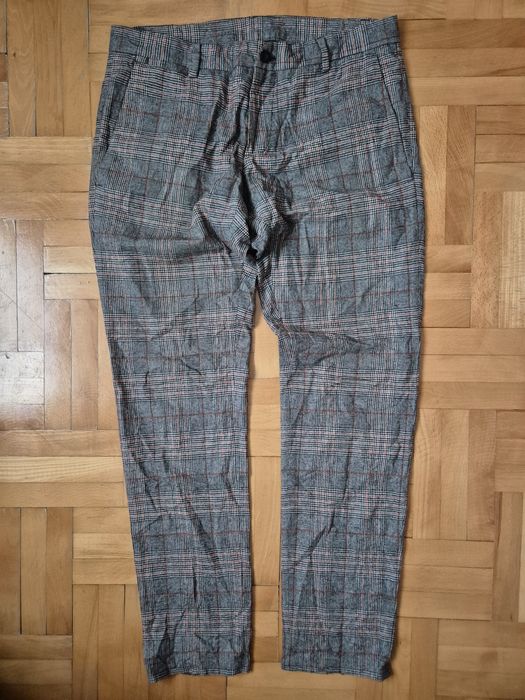 Pantaloni premium David Naman, Lână & Bumbac, Bărbați - 48