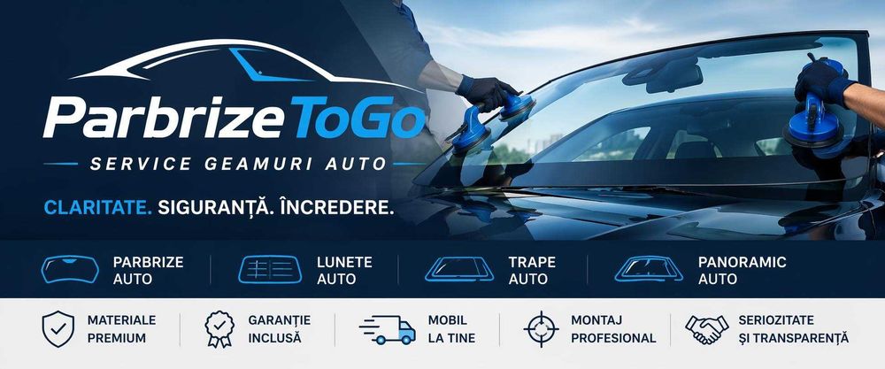 Montaj parbriz auto la domiciliu