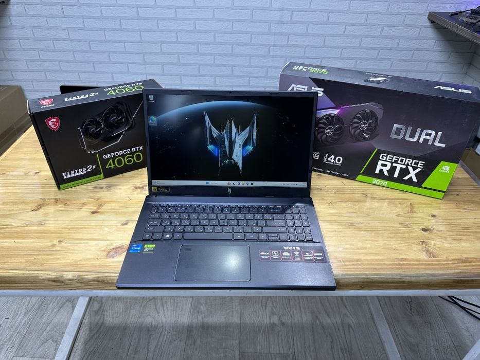 Игровой Nitro V15 на 16 ОЗУ DDR5 и 512 SSD