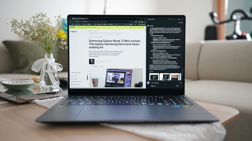 SIGILAT Samsung GALAXY BOOK ULTRA Core Ultra 9 32gb RTX  Garantie