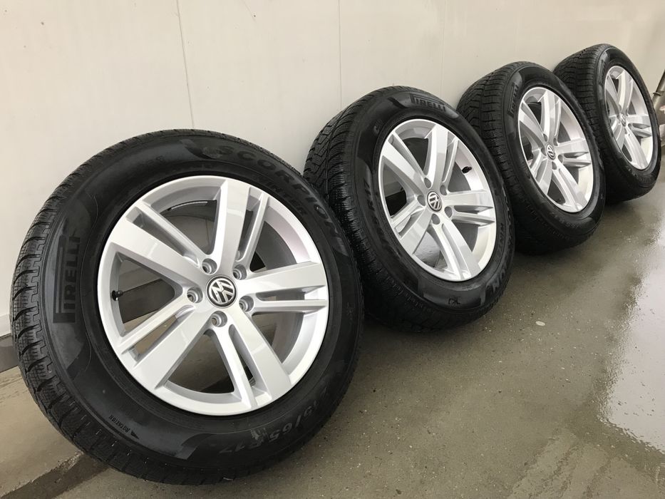 Jante Roți 17 VW Tiguan Seat Tarraco Skoda Kodiaq Anvelope 215 65 R17