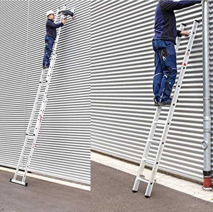 Алуминиева стълба трираменна  3х8, 3х10, 3х12 и 3х13 стъпала