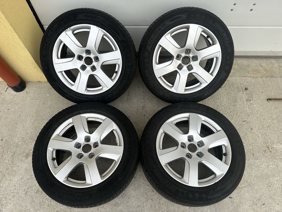 Roti Audi A6 pe 17’ 5x112 jante aluminiu originale