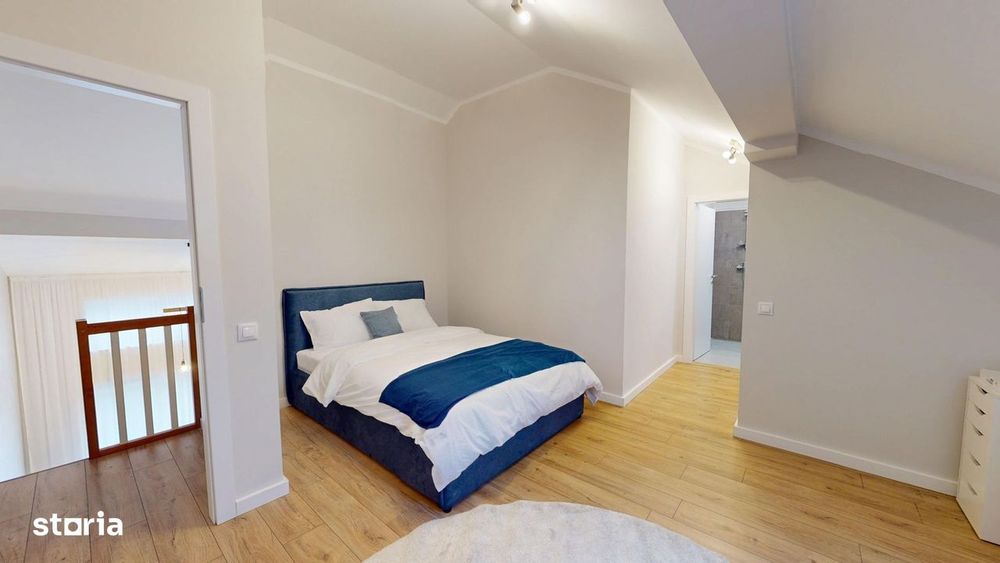 Penthouse 3 camere, mobilat-utilat complet, terasă și parcare inclusă
