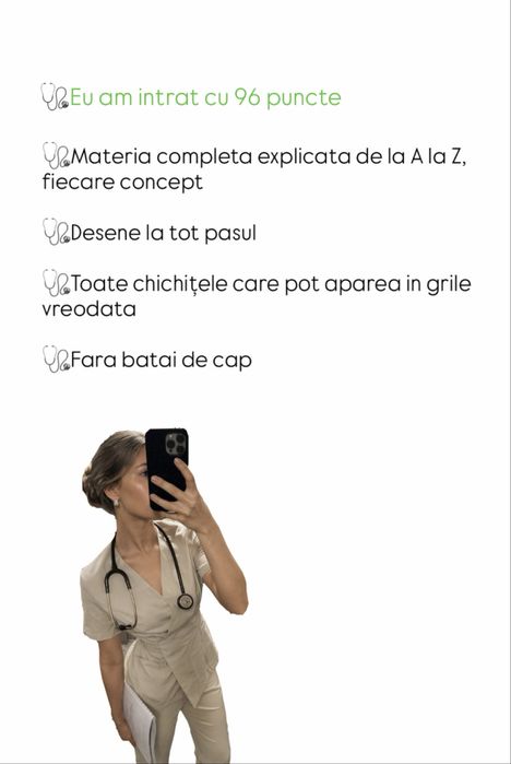 Materie Admitere Medicina