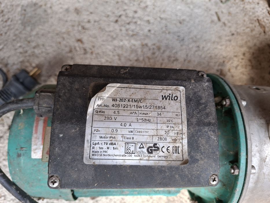 Хидрофор педроло Помпа Wilo