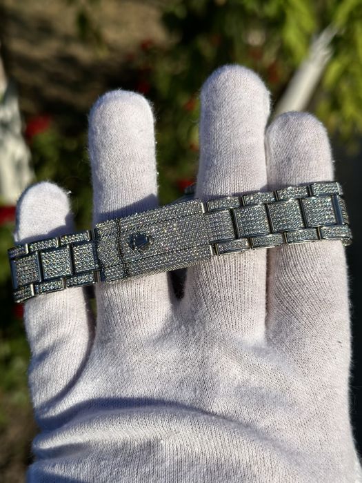 rolex datejust pave blue dial 41,mm